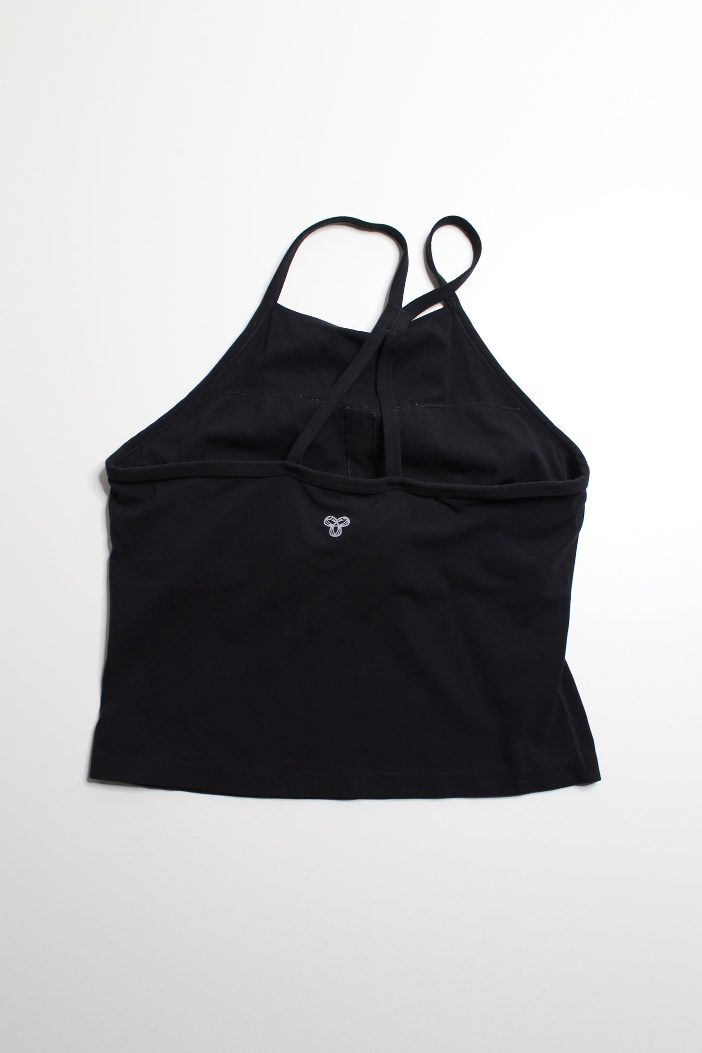 Aritzia TNA action black high neck cropped sports tank, size large (price reduced: was $15)