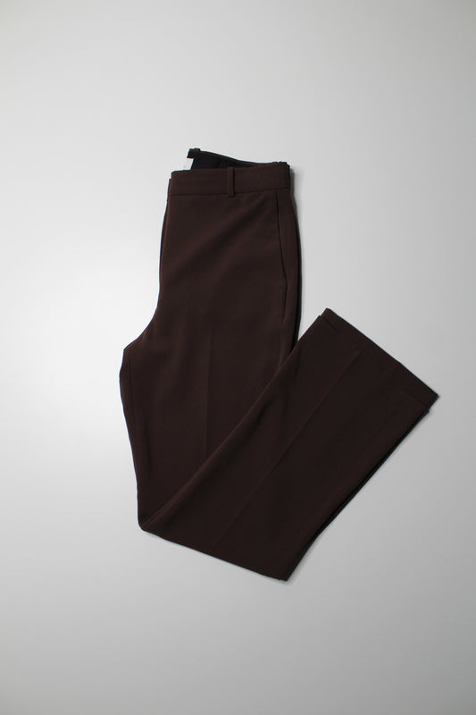 Aritzia Babaton dark brown ‘publish’ dress pant, size 10