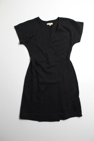 Madewell black wrap dress, size xs (additional 50% off)