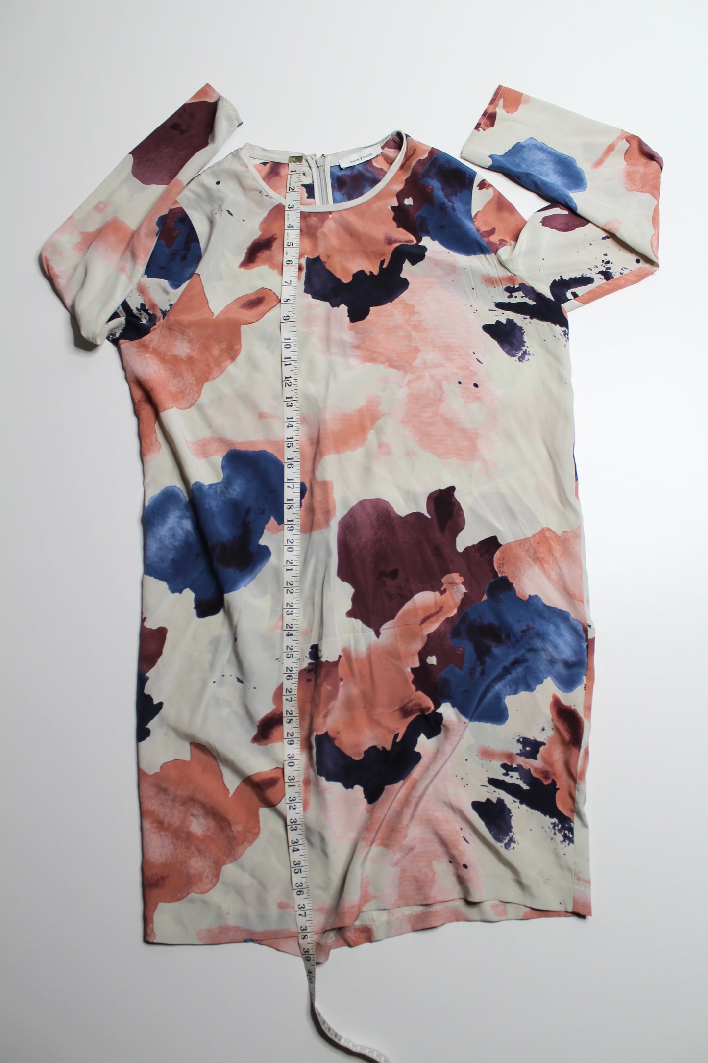 Samsøe Samsøe watercolor print silk dress, size large