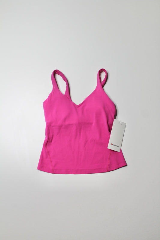 Lululemon sonic pink ‘align’ tank, size 4 *new with tags *waist length