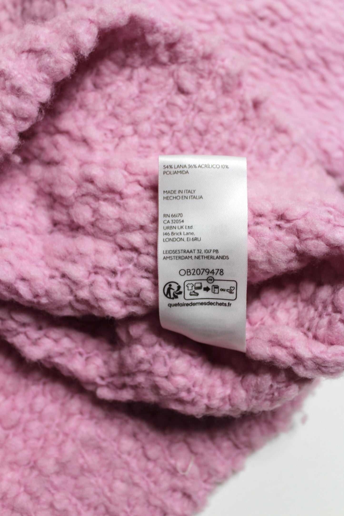 Anthropologie Maeve pink textured mock neck sweater, size small (relaxed fit)