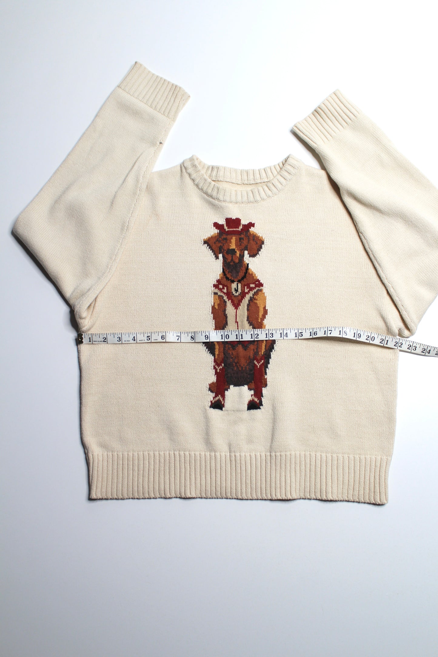 Anthropologie Porridge jolene western dog cowboy sweater, size small (loose fit) (sale: was $78)