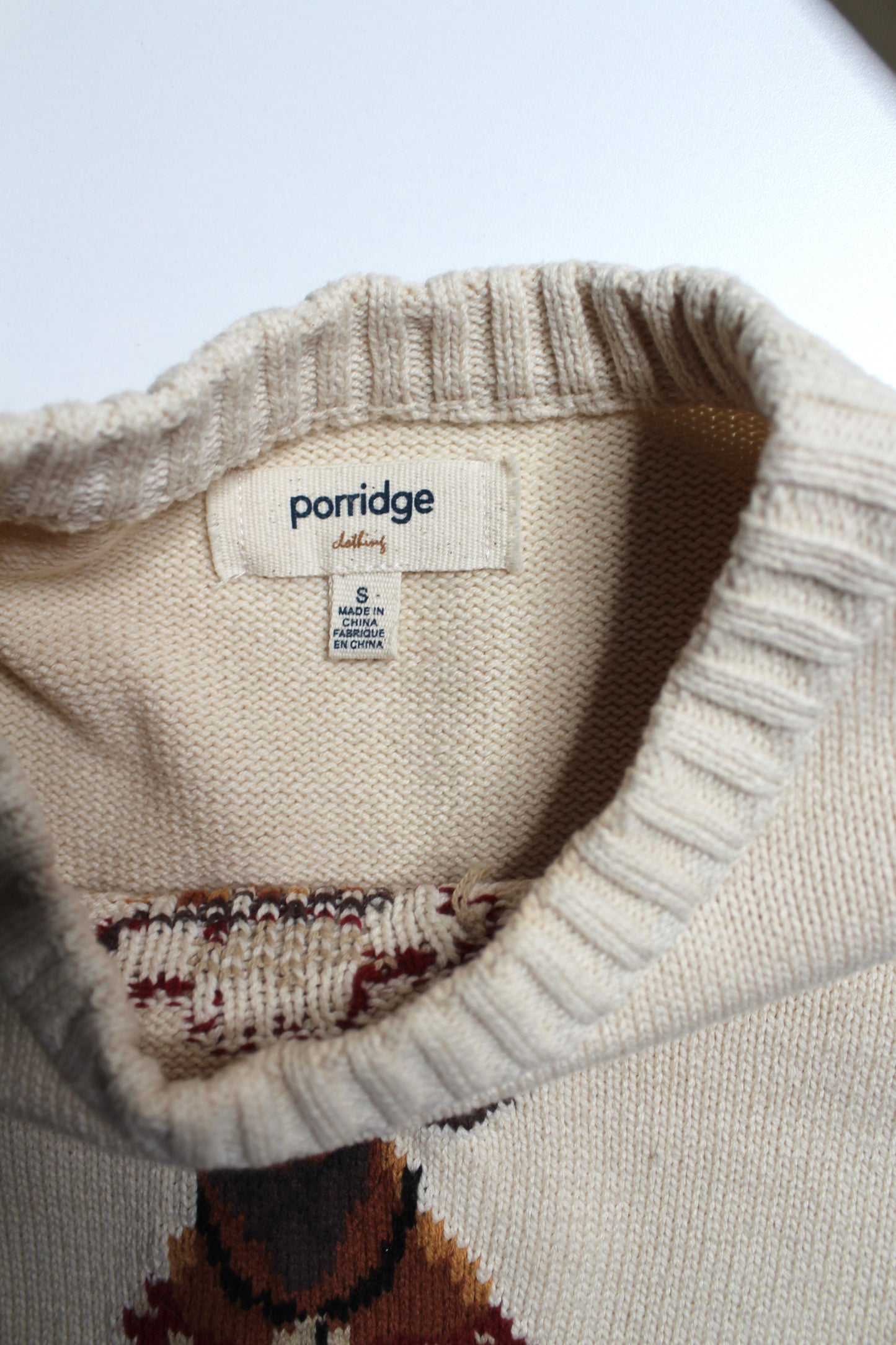 Anthropologie Porridge jolene western dog cowboy sweater, size small (loose fit) (sale: was $78)