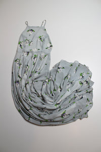 Space 46 Boutique light seafoam green payton floral maxi dress, size small (price reduced: was $40)