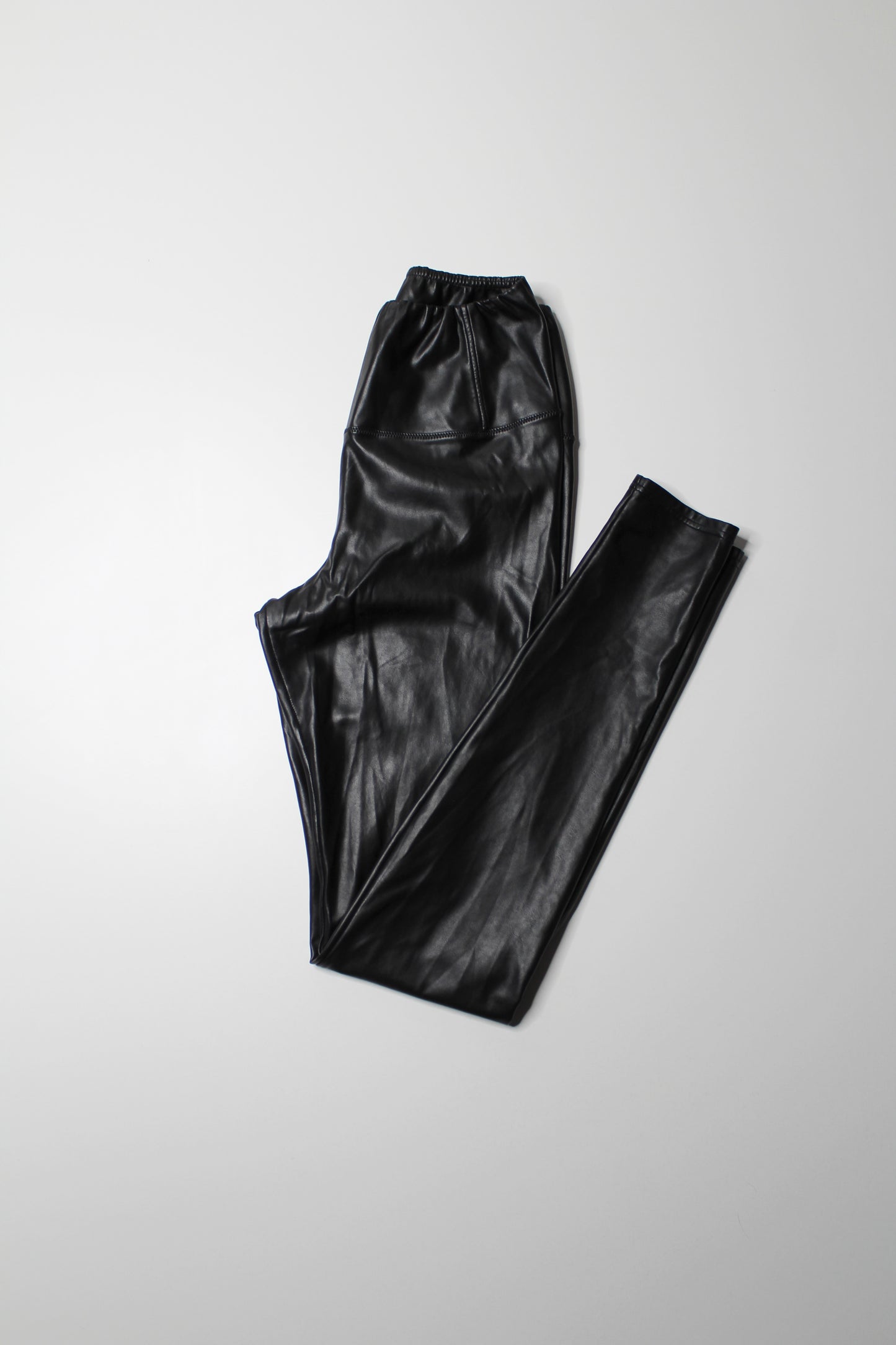 Aritzia Wilfred Free black 'daria' faux leather legging, size medium *full length (sale: was $48)