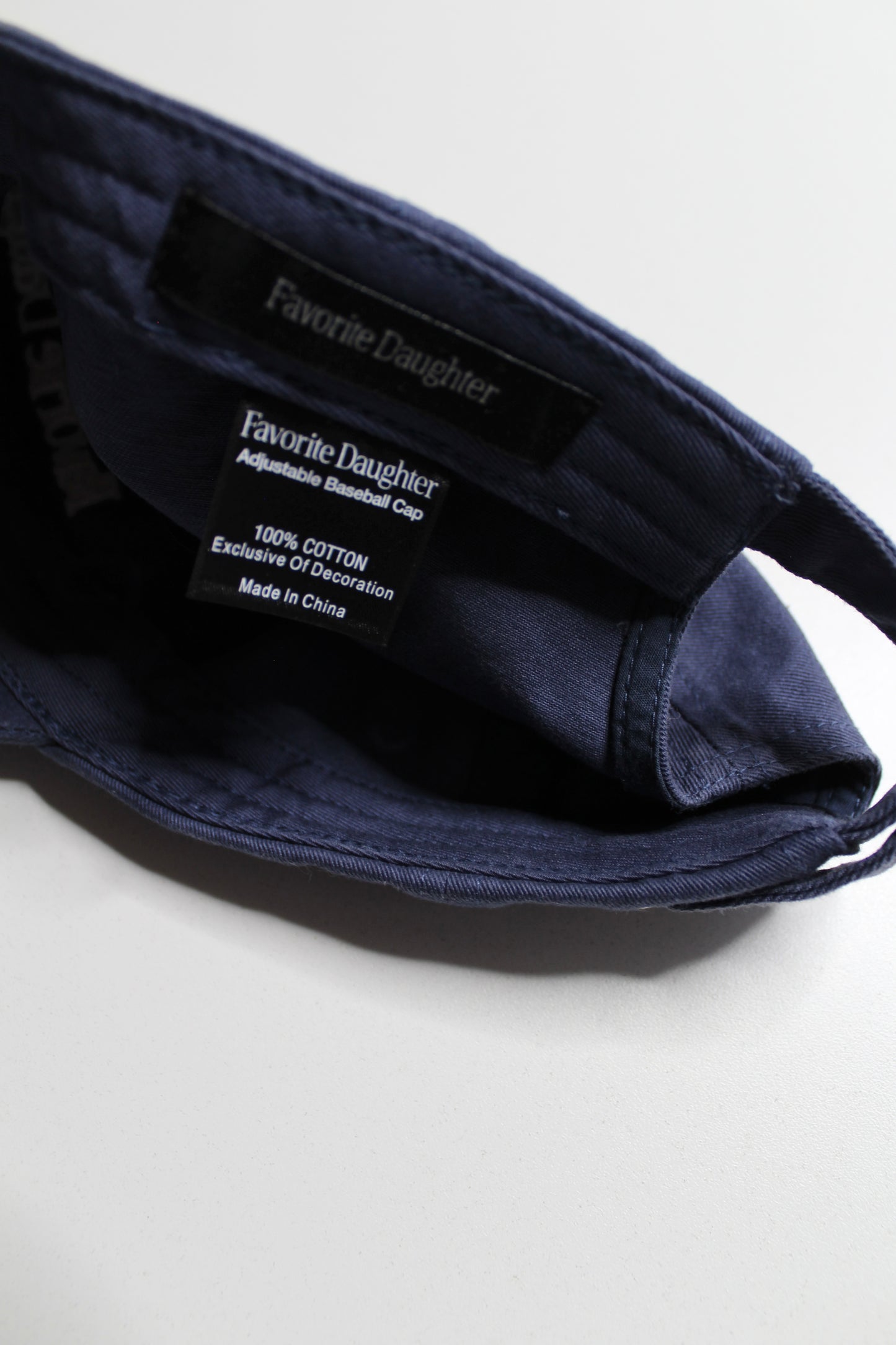 Anthropologie Favorite Daughter navy baseball hat