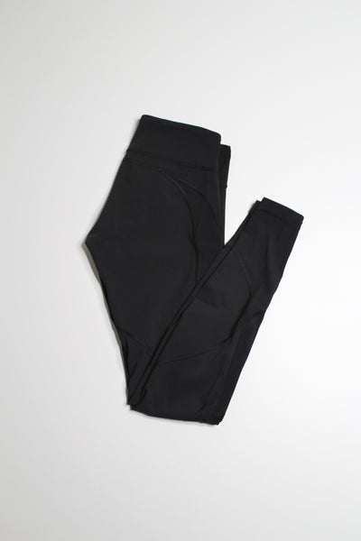 Lululemon black low rise ribbed hem tights, size 6 (price reduced: was $48)