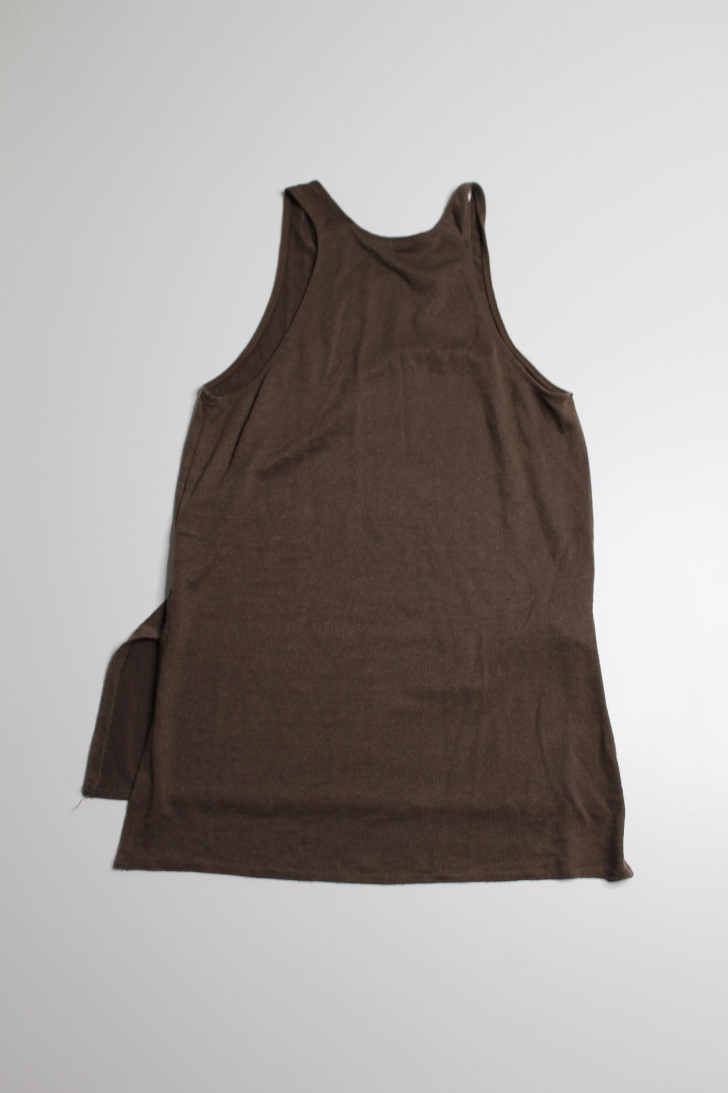 Aritzia wilfred free brown ornella jersey tank, size xxs (loose fit) Fits xxs/xs (price reduced: was $16)