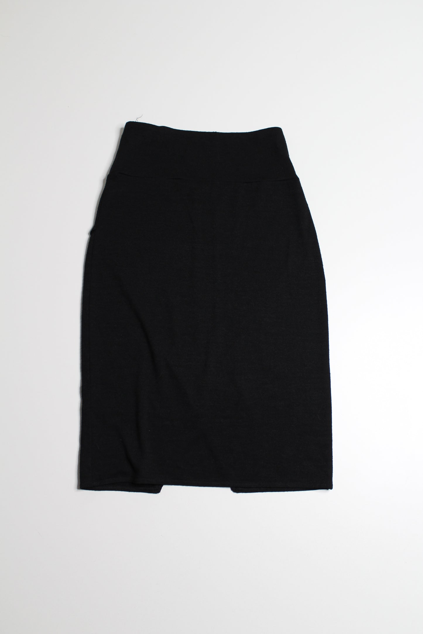 Aritzia wilfred free black faux wrap skirt, size xs