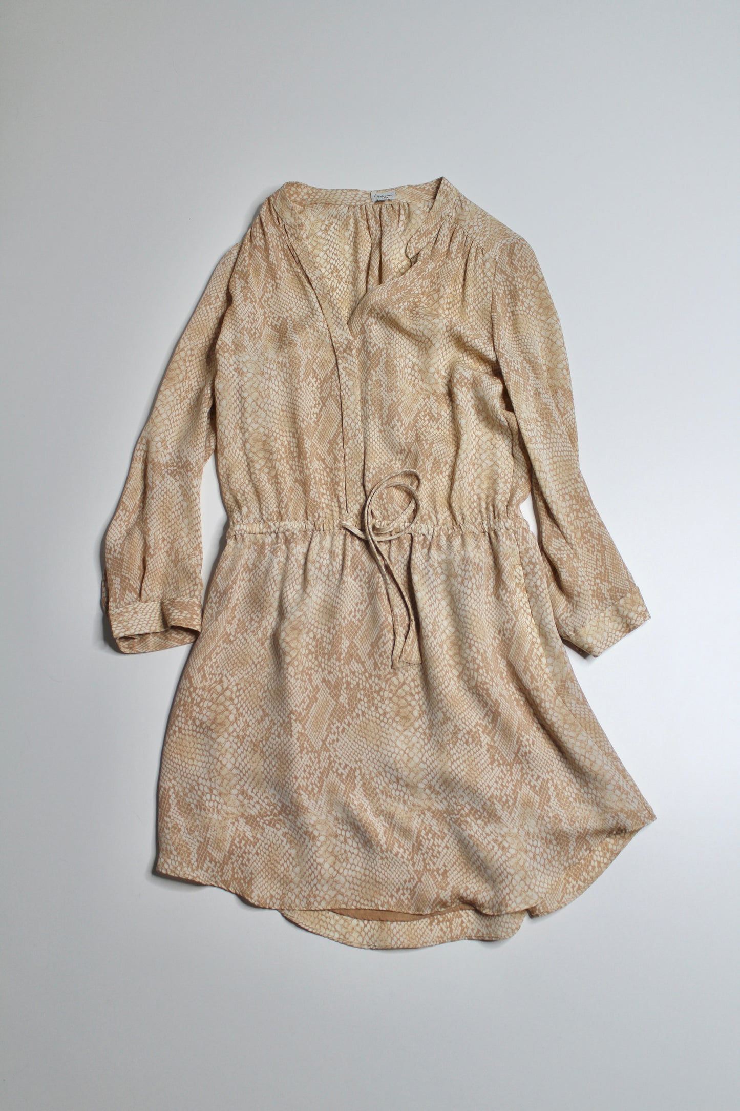 Aritzia T. Babaton bennett silk long sleeve dress, size small (additional 50% off)