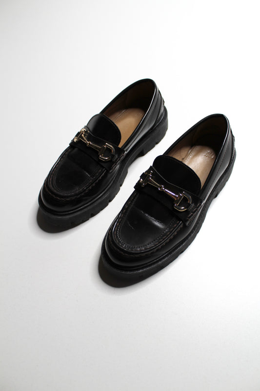 H & M dark brown chunky loafer, size 36 (fits 6-6.5)