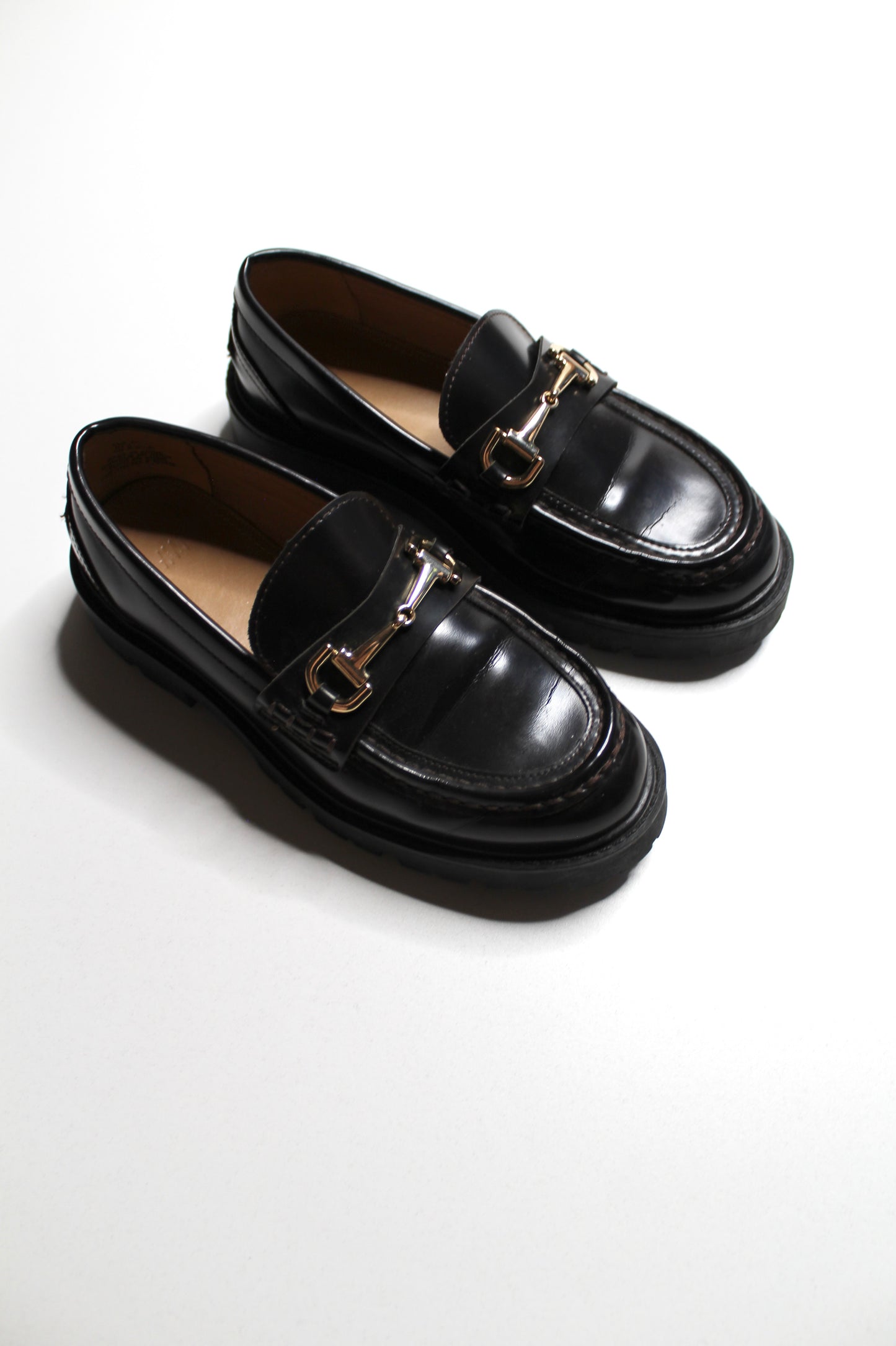 H & M dark brown chunky loafer, size 36 (fits 6-6.5)