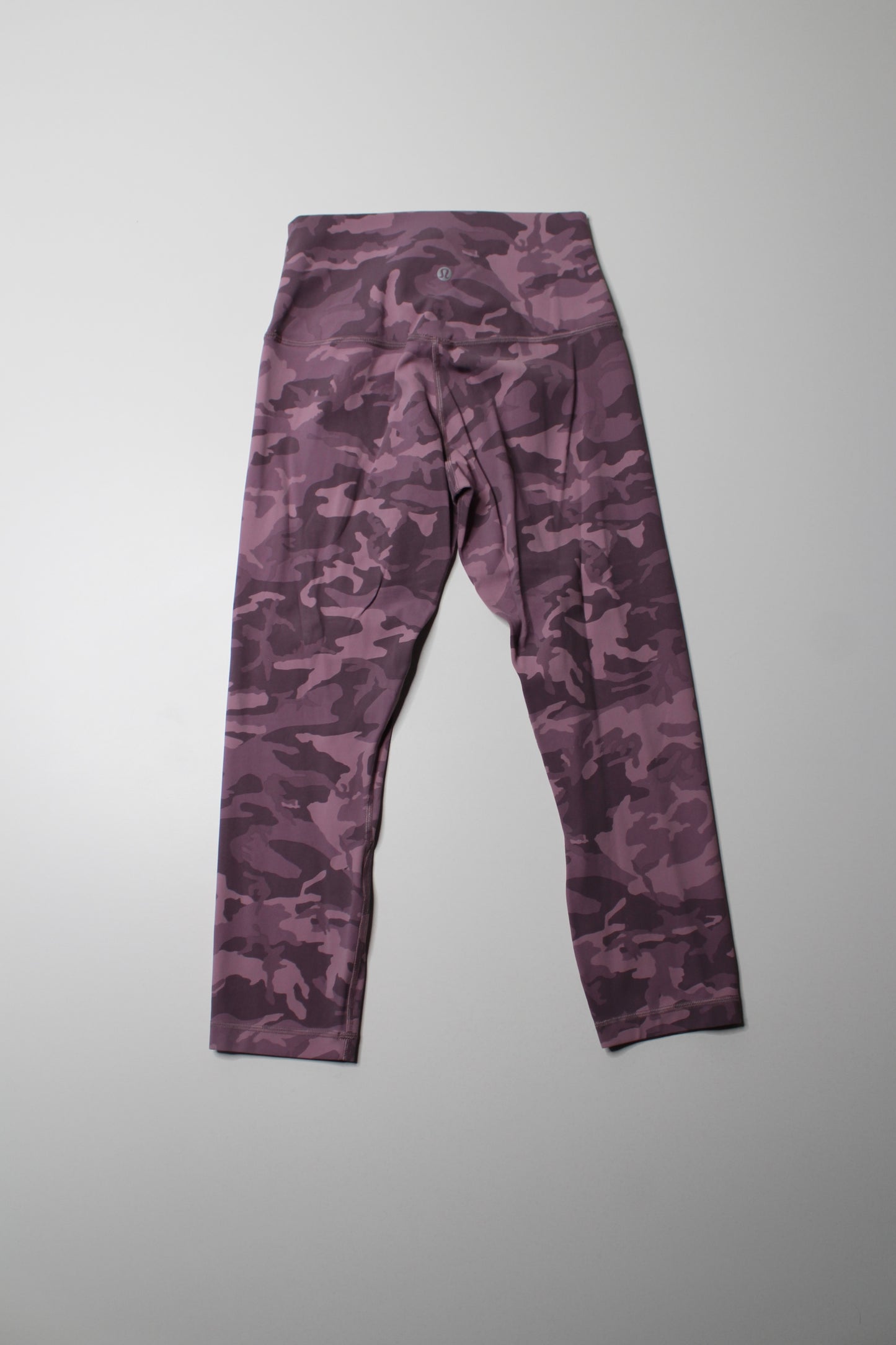 Lululemon incognito camo pink taupe multi align crop legging, size 6 (21”)