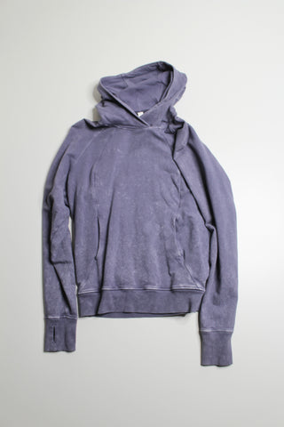 Lululemon purple quartz ite dye scuba pullover hoodie, size 4 (loose fit) (fits 4/6) 