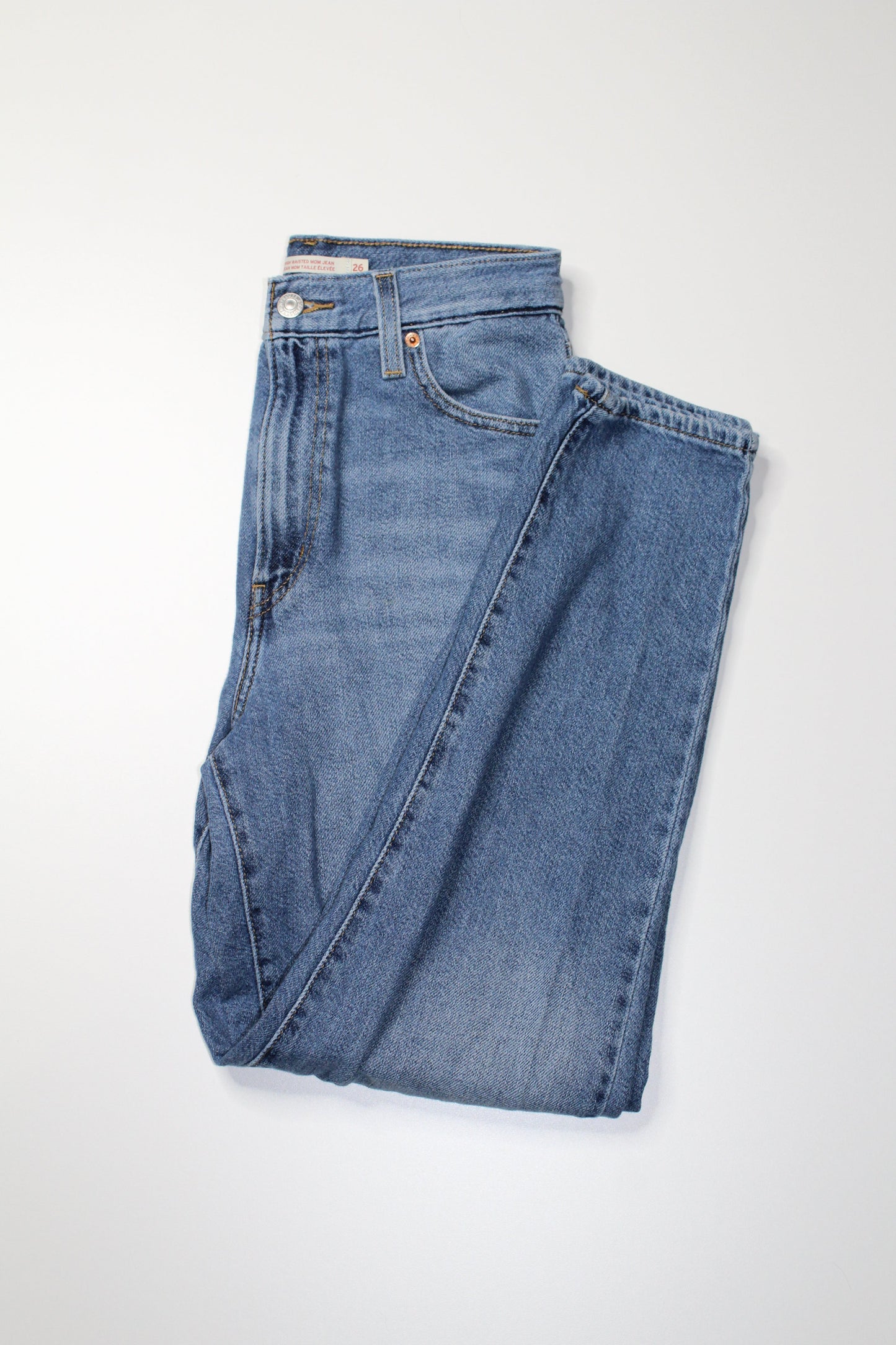 Levis mom jeans, size 26 (27")