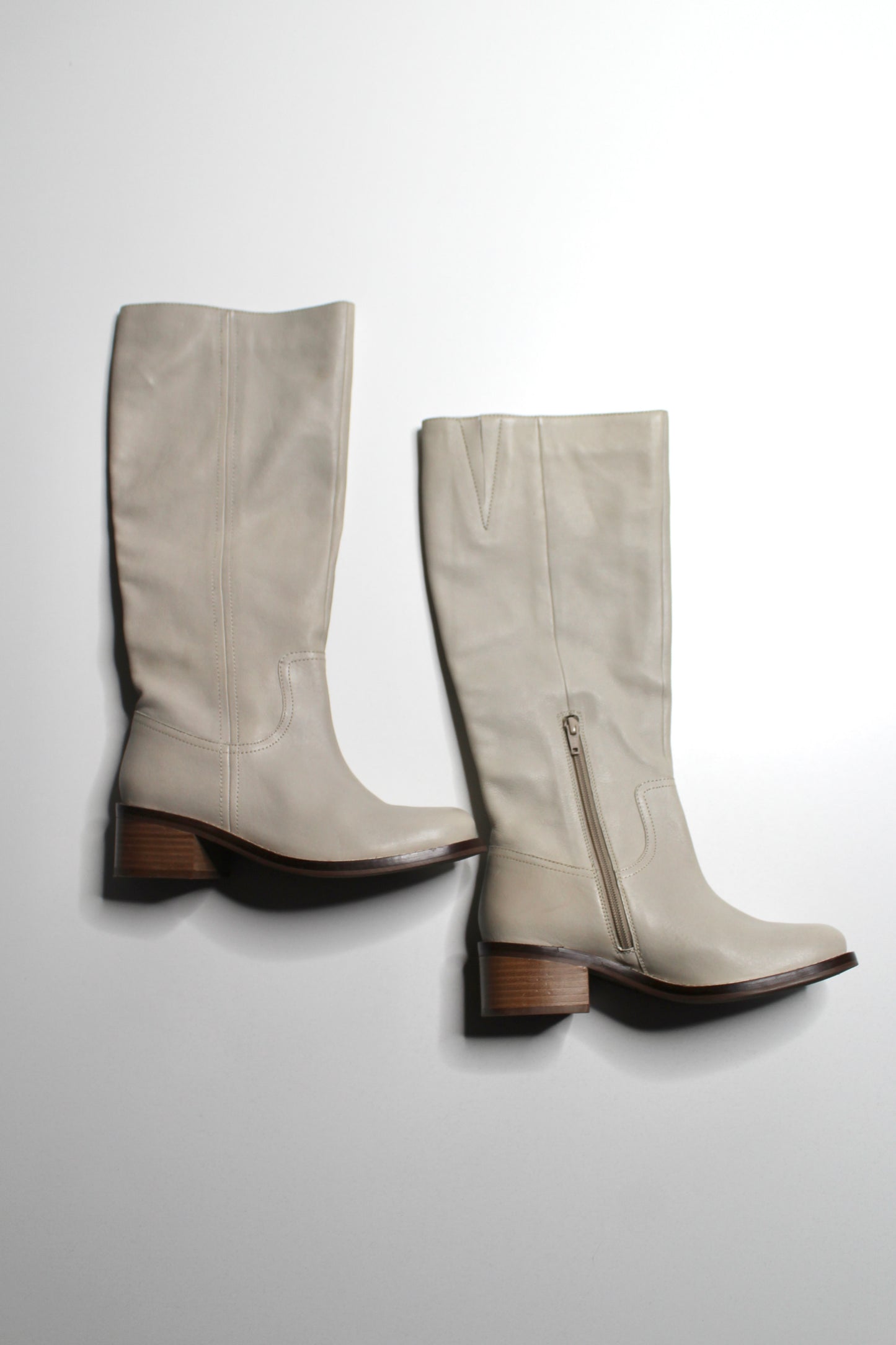Anthropologie Seychelles ivory leather 'sand in my boots' boots, size 6.5 ON HOLD