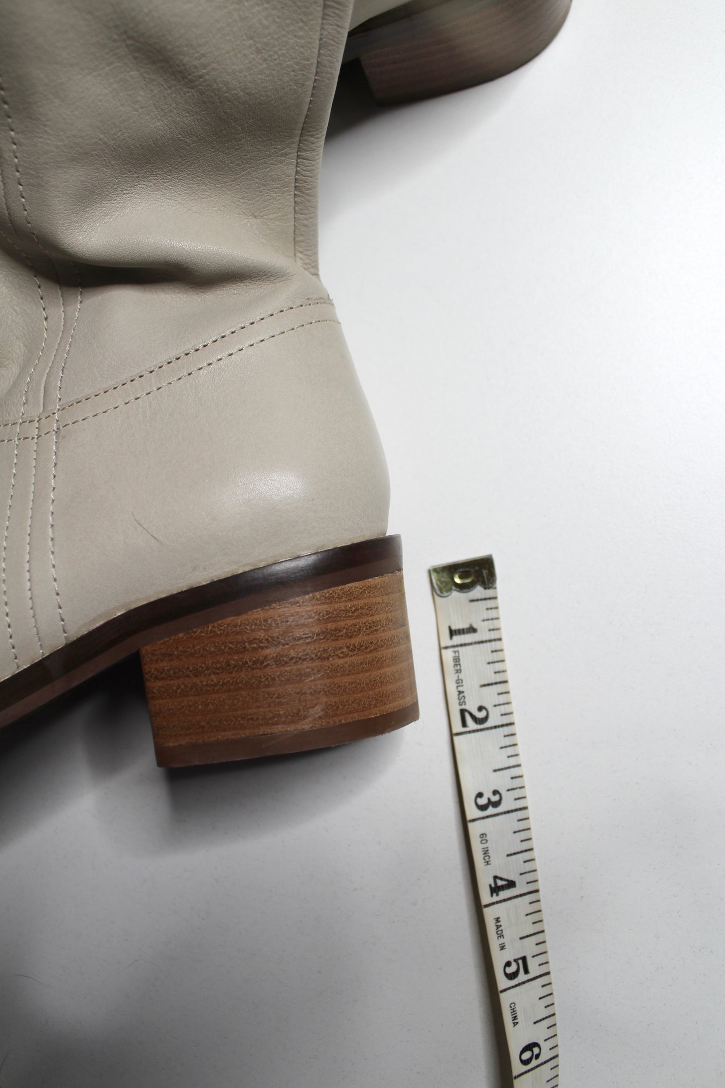Anthropologie Seychelles ivory leather 'sand in my boots' boots, size 6.5 ON HOLD