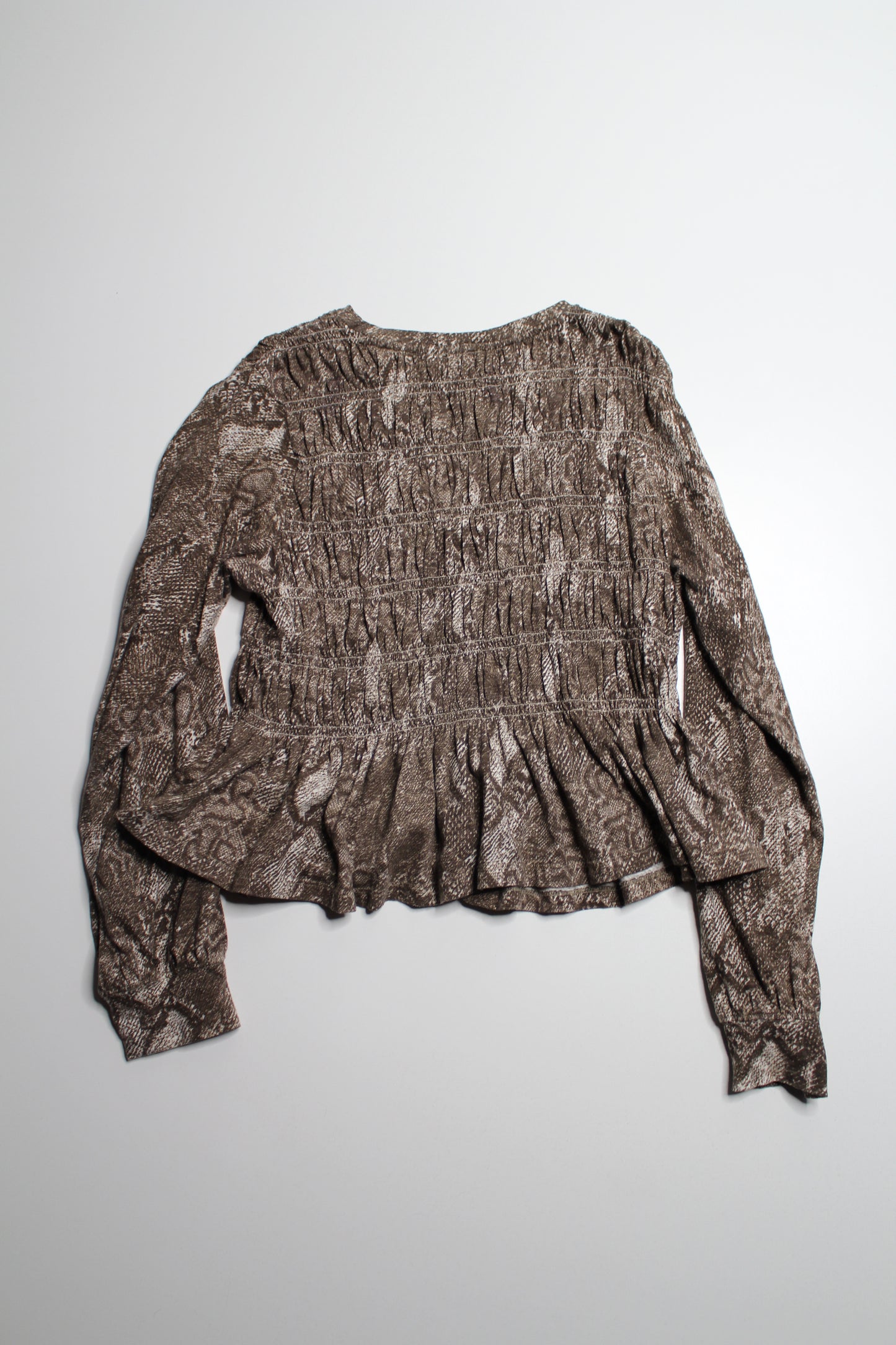 Anthropologie Pilcro brown long sleeve, size small (additional 50% off at checkout)