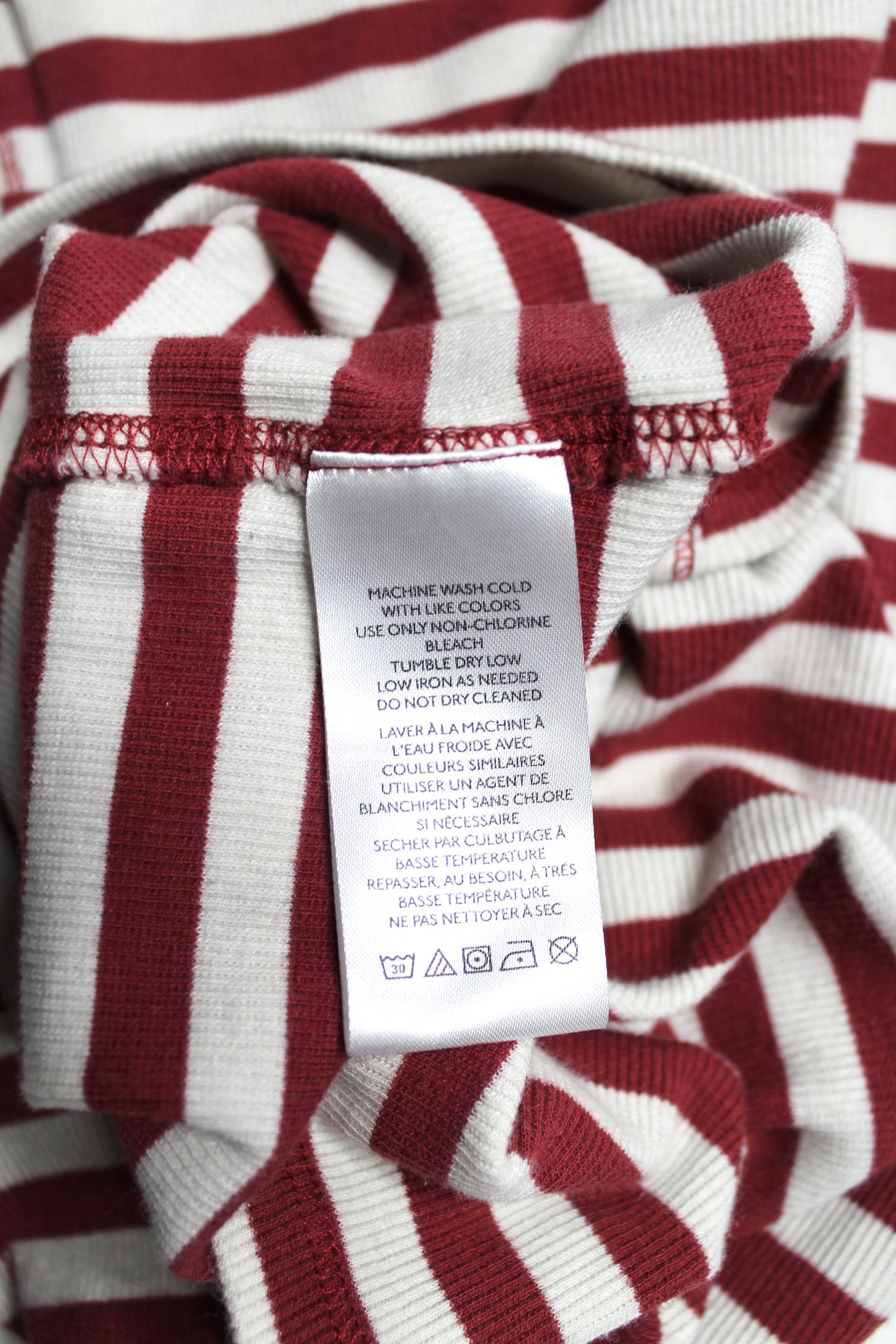 Anthropologie Pilcro striped ribbed t shirt, size small