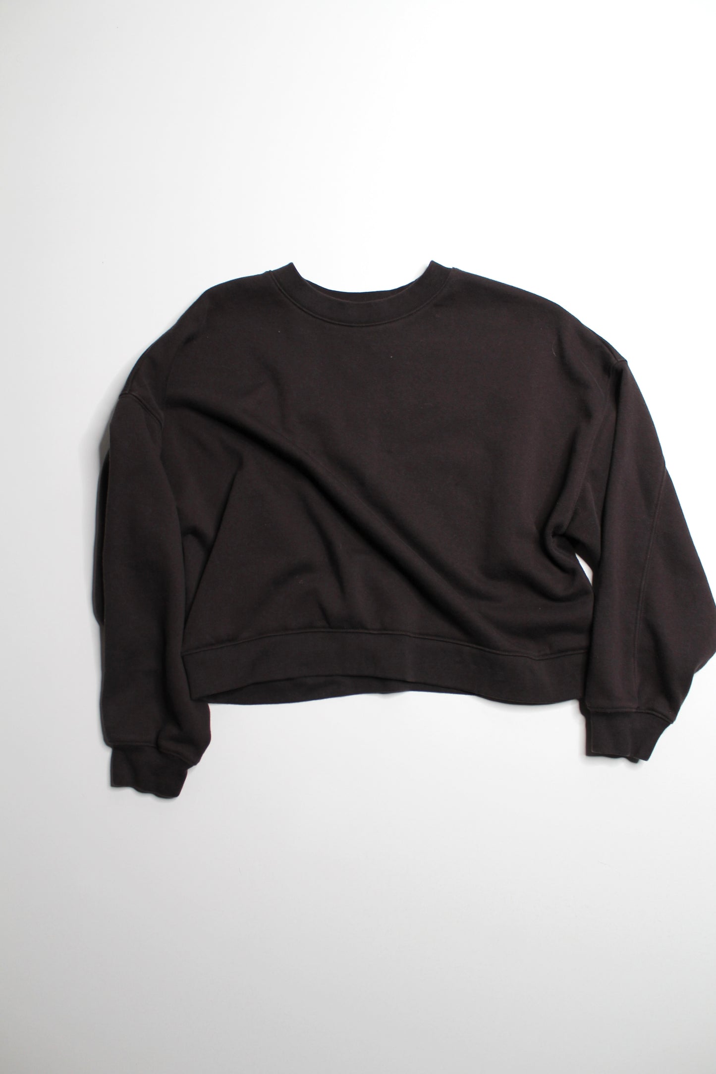 Gap terra brown ‘wedge seamed’ sweatshirt, size small (loose fit) *petite *matching joggers available