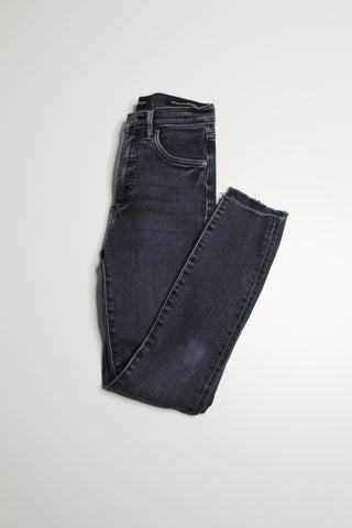 Denim Forum grey wash high rise Lola skinny jeans, size 24