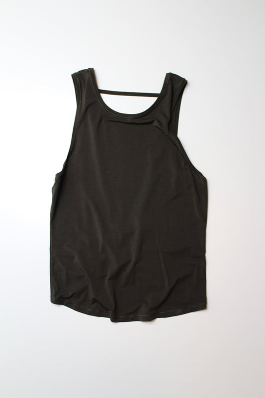 Lululemon dark olive deep stretch tank, size 4 (fits 4/6)