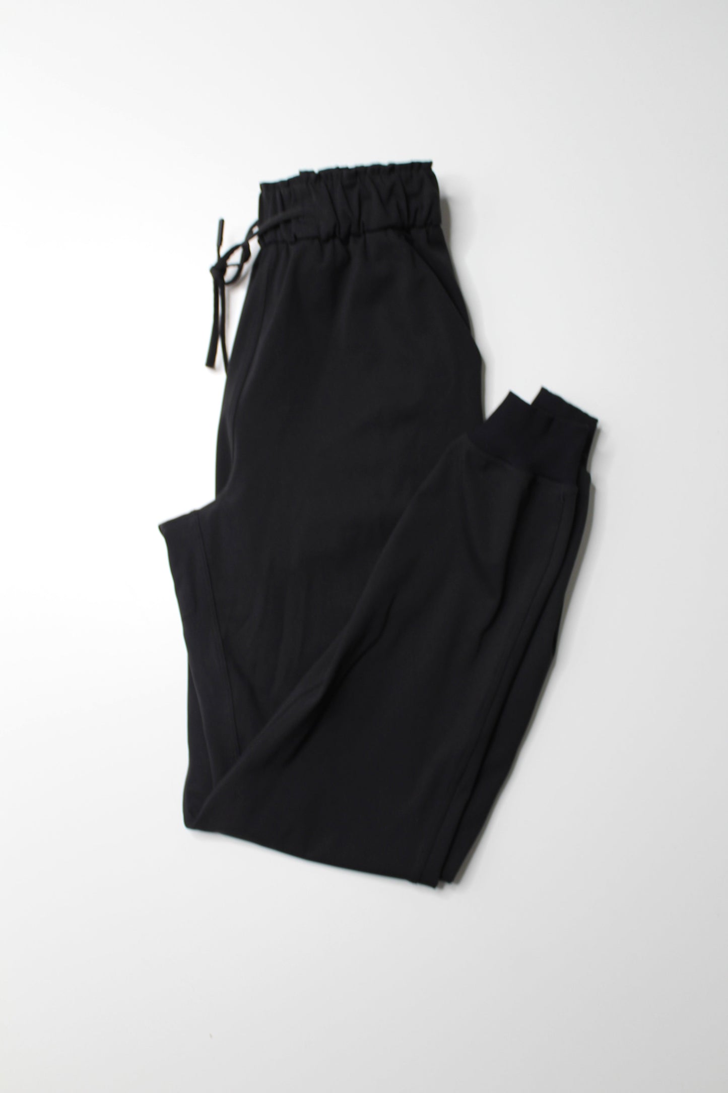 Lululemon black stretch high rise jogger, size 2