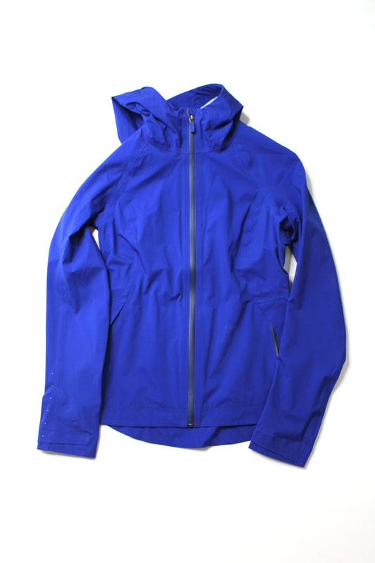 Lululemon hyper royal blue rain is calling rain jacket, size 2 (relaxed fit) *seawheeze edition (price reduced: was $120)