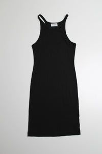 Denim Forum black ‘90’s ribbed tank dress’, size small (price reduced: was $40)