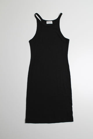 Denim Forum black ribbed tank dress, size small