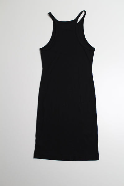 Denim Forum black ‘90’s ribbed tank dress’, size small (price reduced: was $40)