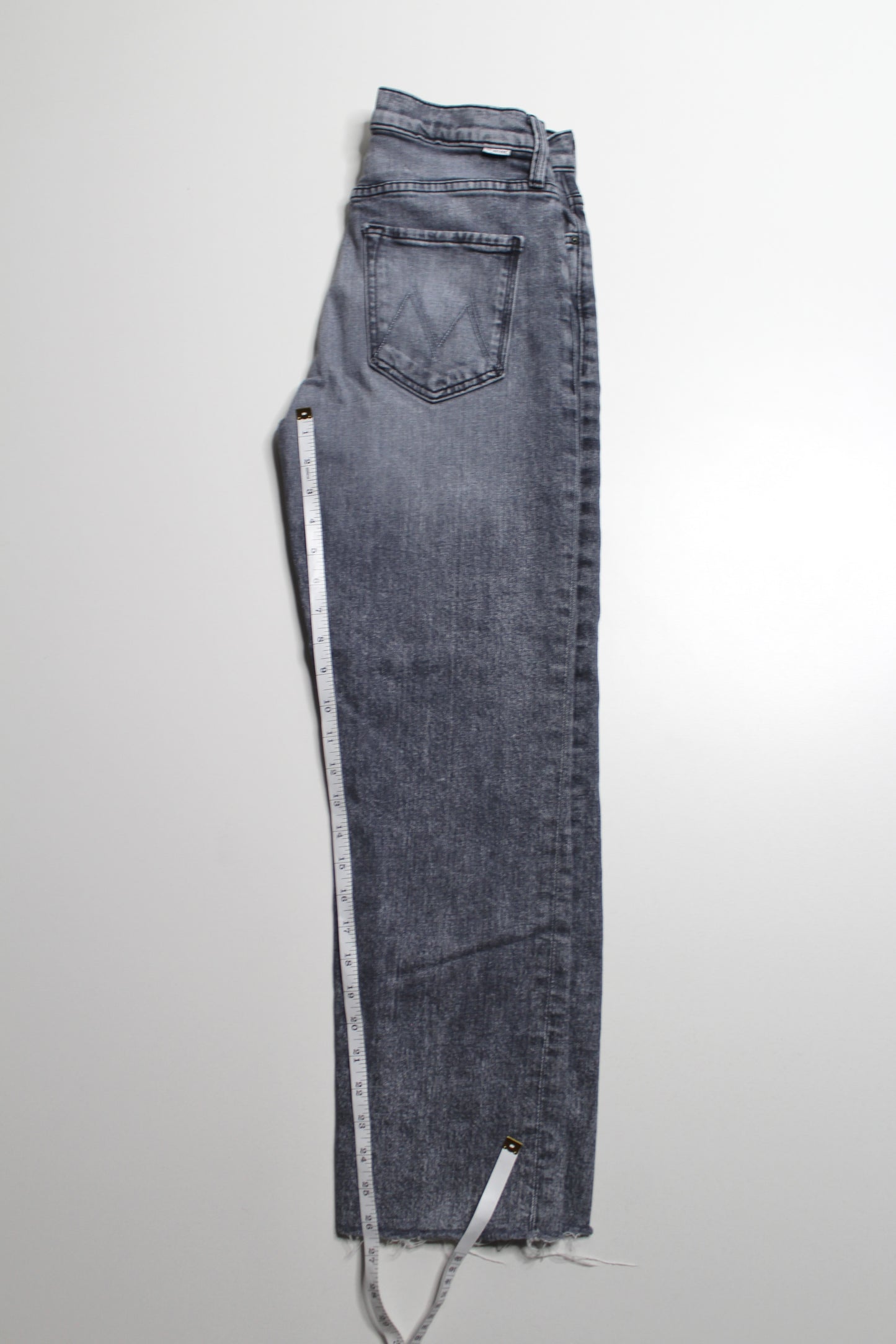 Mother static ‘the tomcat ankle fray’ denim, size 27 (26”)