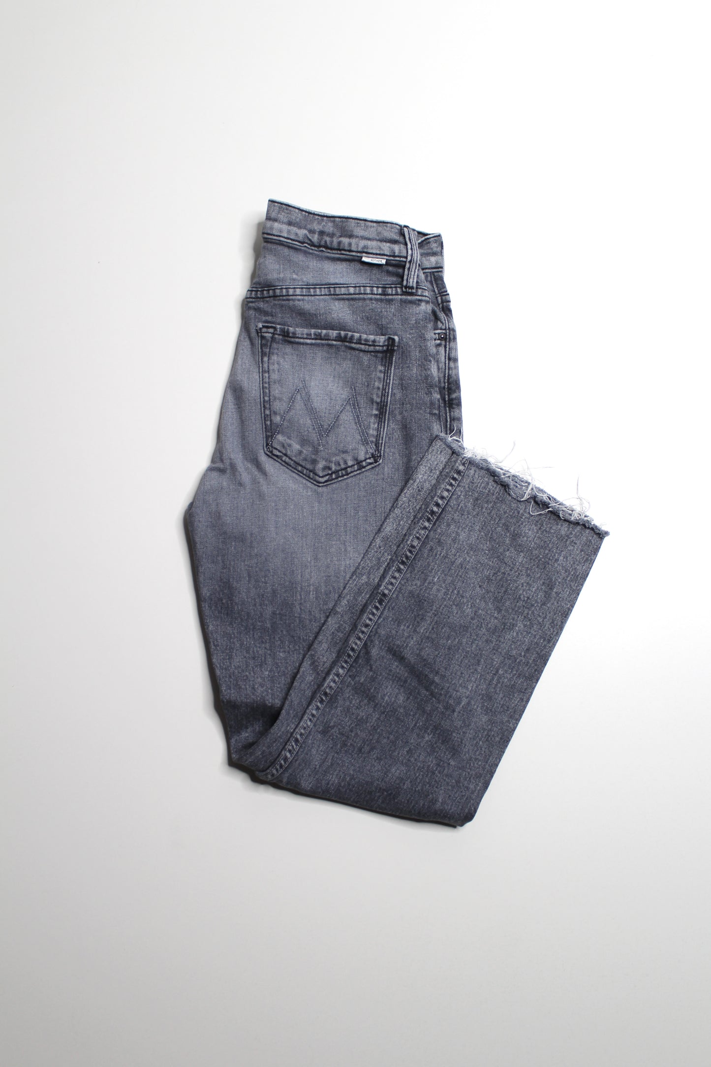 Mother static ‘the tomcat ankle fray’ denim, size 27 (26”)