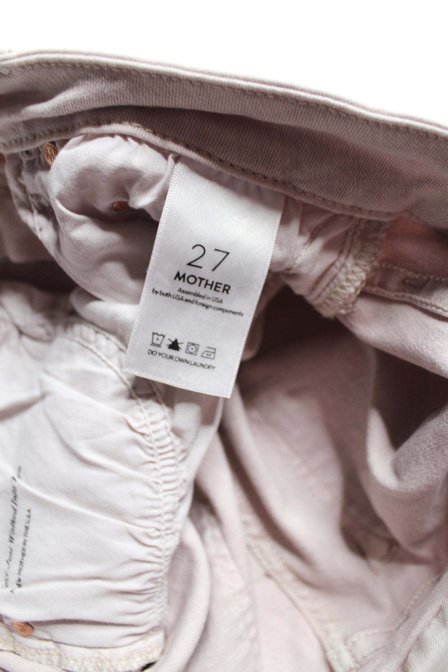Mother sexy just wanted into town ‘the looker crop’ jeans, size 27