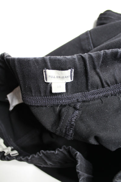 Madewell black pull on skinny jeans, size 30  (price reduced: was $58)