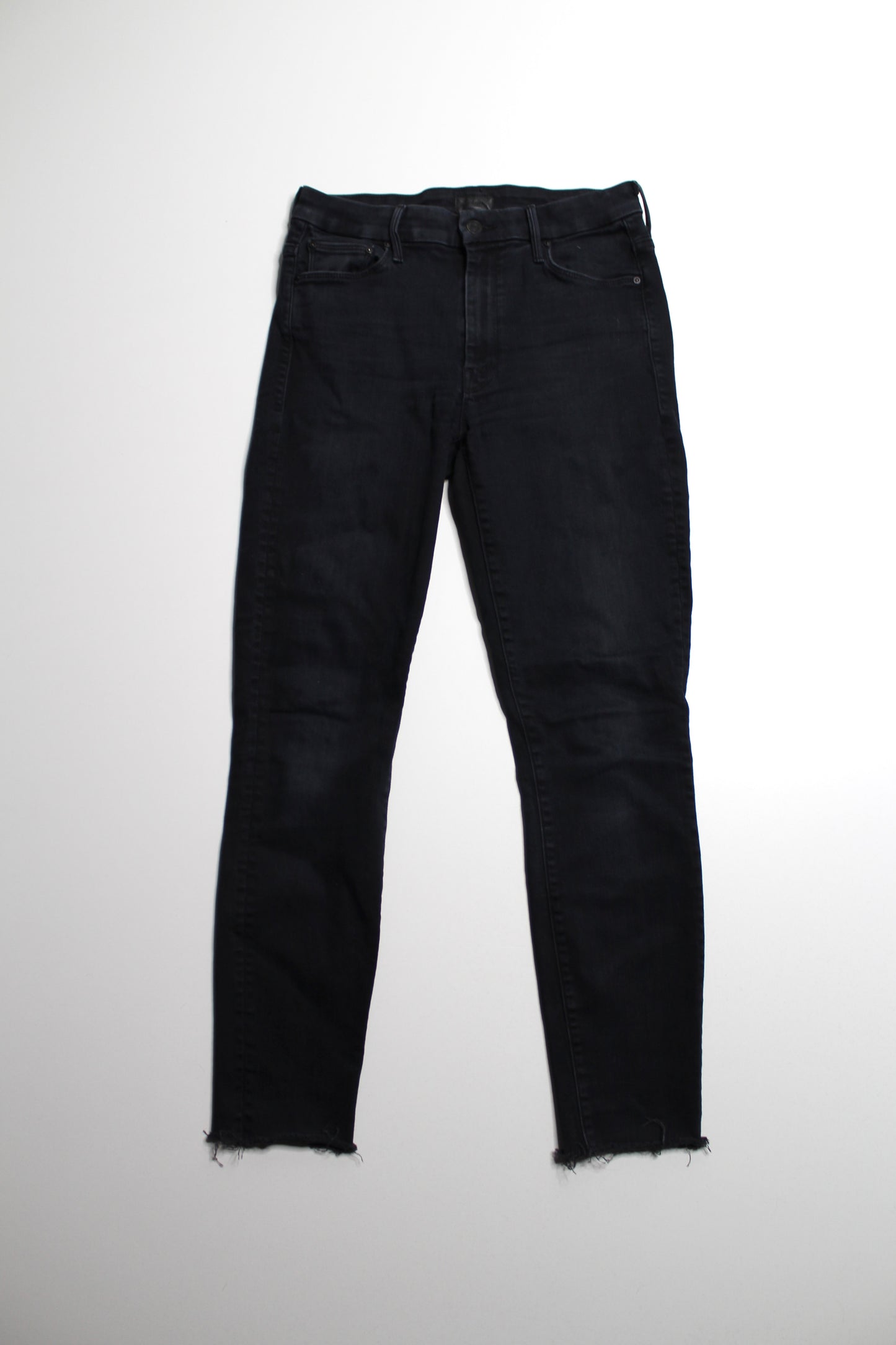 Mother night shadow ‘pixie dazzle ankle fray’ jeans, size 27