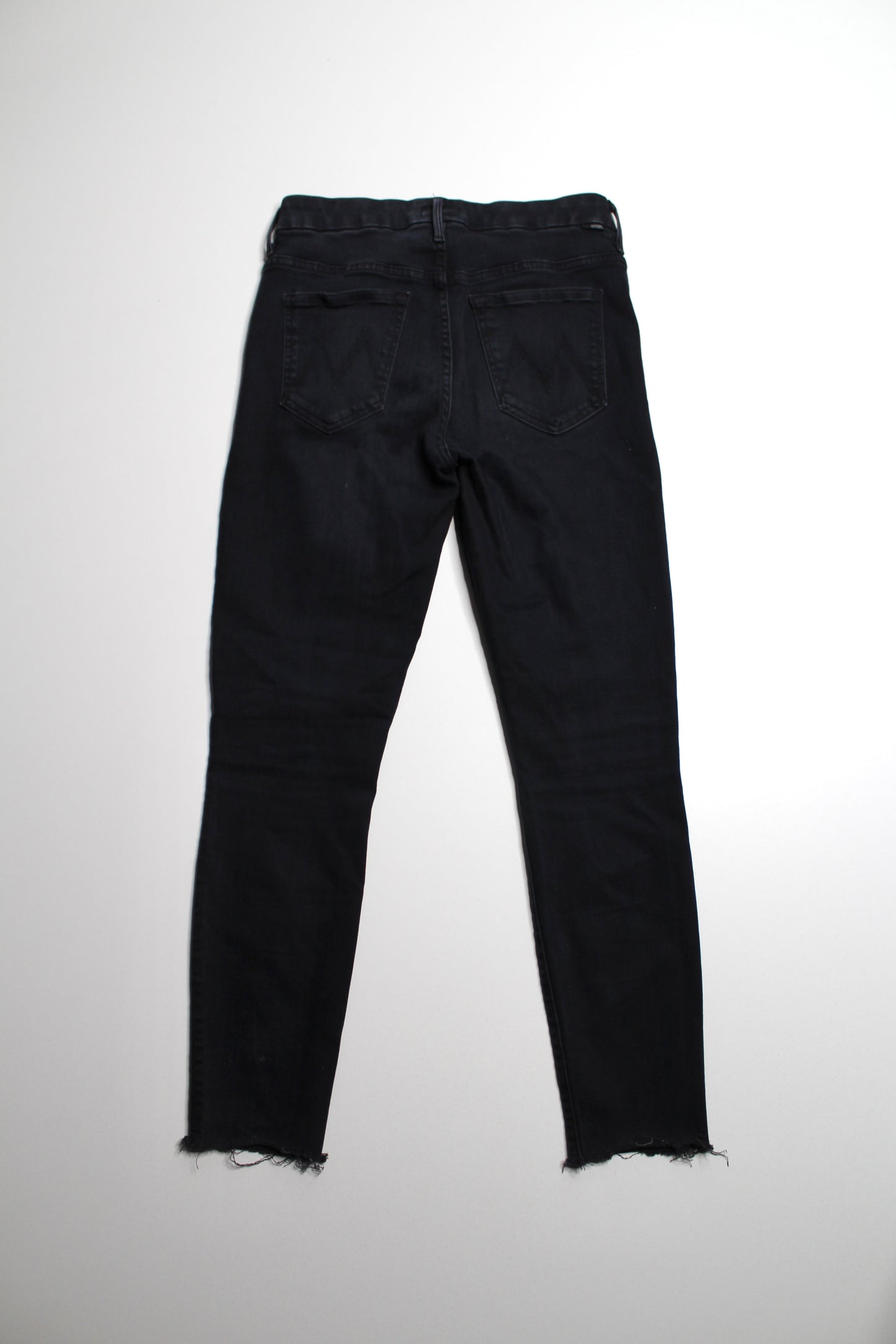 Mother night shadow ‘pixie dazzle ankle fray’ jeans, size 27