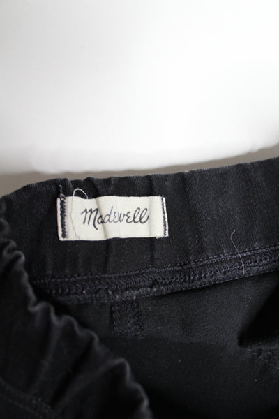 Madewell black pull on skinny jeans, size 30  (price reduced: was $58)