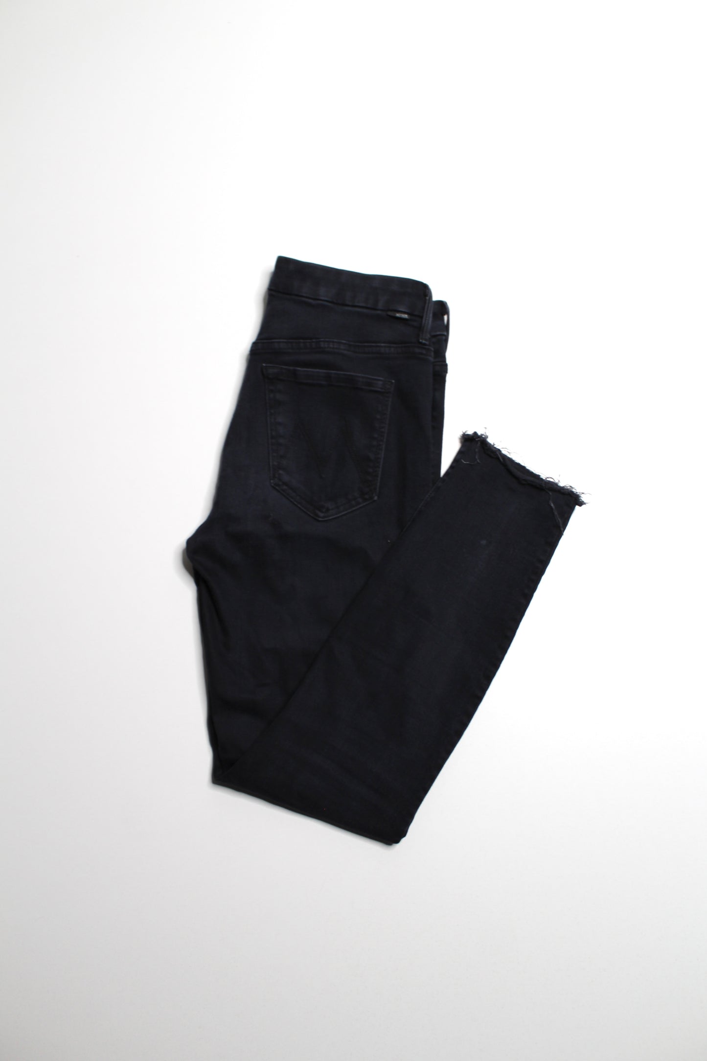 Mother night shadow ‘pixie dazzle ankle fray’ jeans, size 27