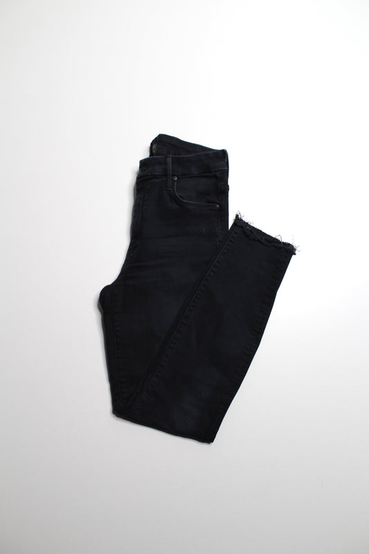 Mother night shadow ‘pixie dazzle ankle fray’ jeans, size 27