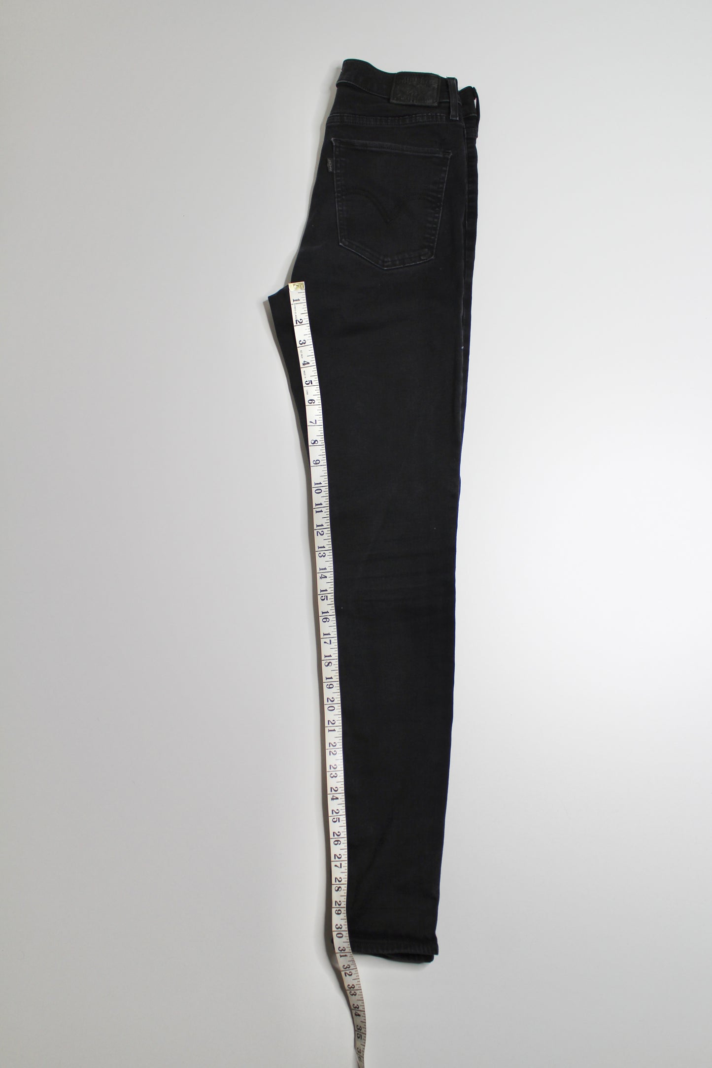 Levi's black mile high super skinny jeans, size 29 (additional 40% off)