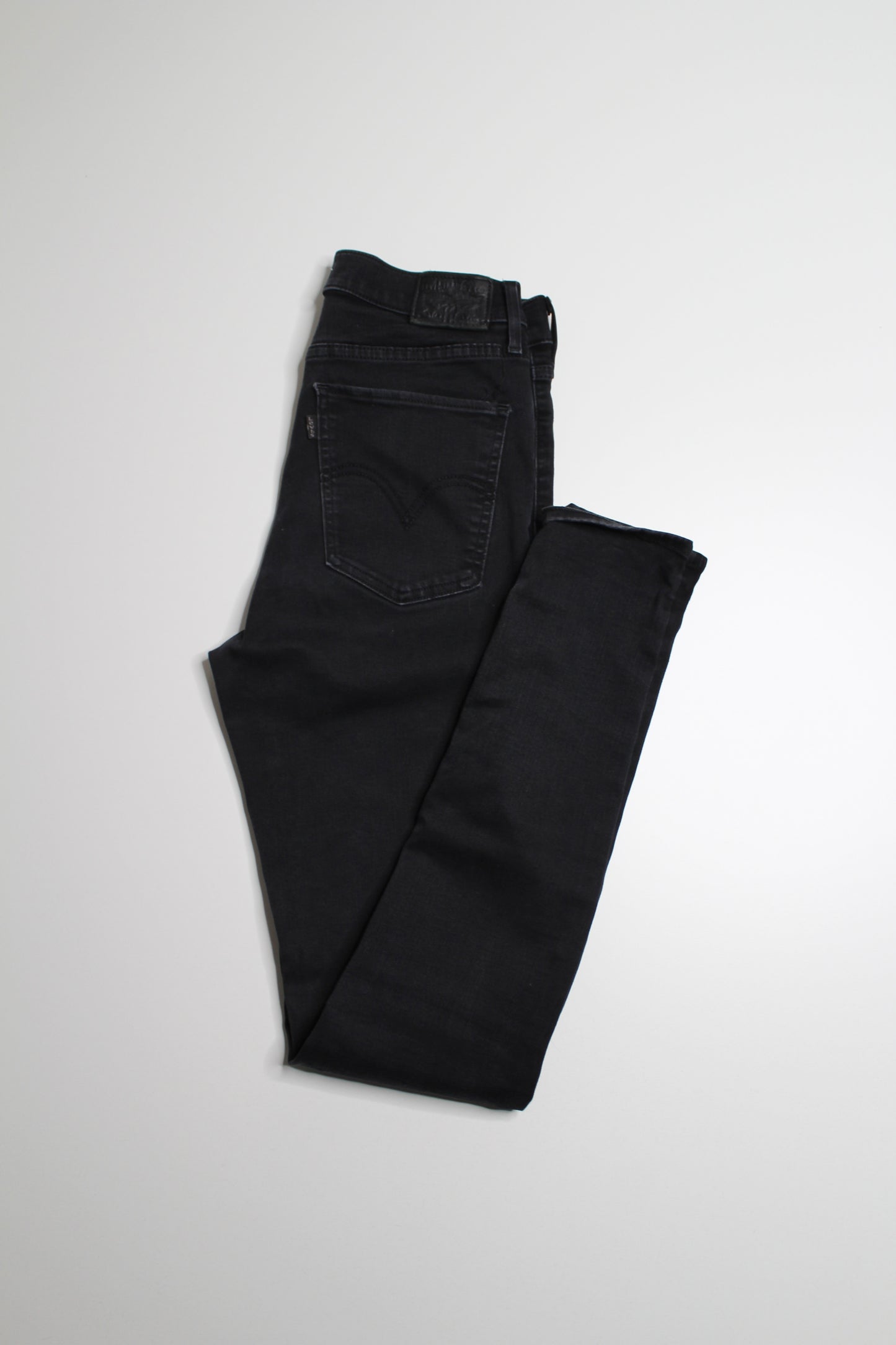 Levi's black mile high super skinny jeans, size 29 (additional 40% off)