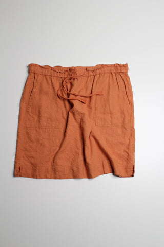 Caslon (Nordstrom) rust skirt, size large (price reduced: was $25)