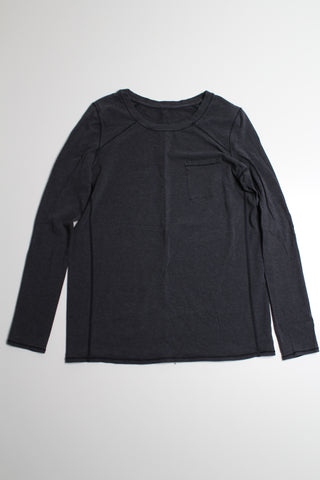 Lululemon grey pima cotton long sleeve, no size, fits like 8 (price reduced: was $30)