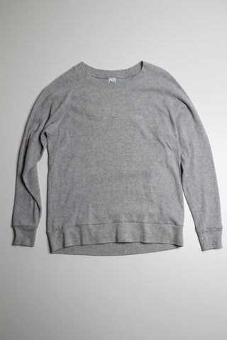 Aritzia TNA grey waffle long sleeve, size small (loose fit)