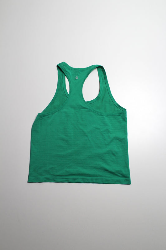 Lululemon cascadia green swiftly tech tank, size 10