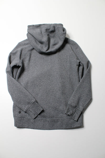 Lululemon heathered grey fleece please pullover hoodie, size 6