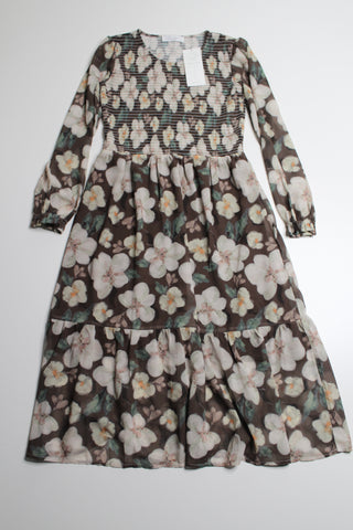 Mad About Style x Jilly Box vintage floral grace midi dress, size medium *new with tags (price reduced: was $65)