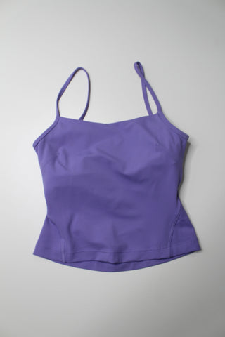 Lululemon purple cross back nulu yoga tank, size 8 (price reduced: was $40)